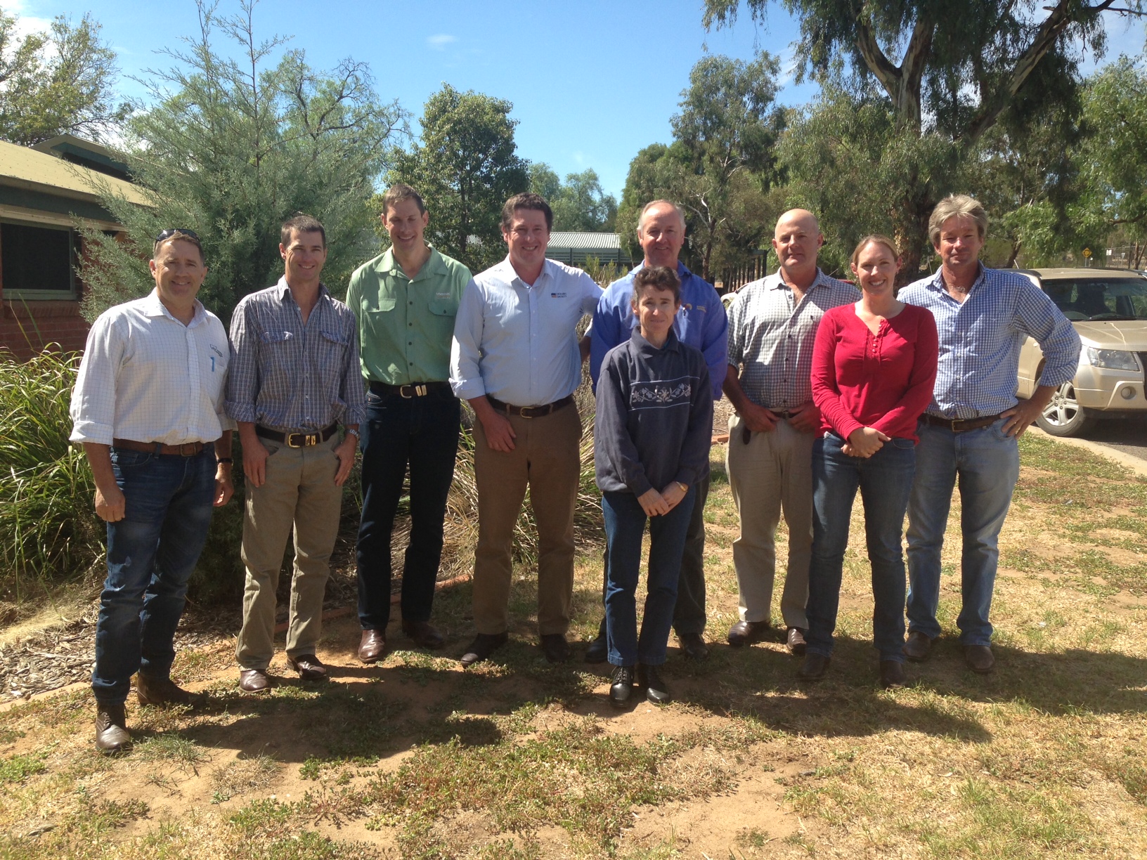 Members of the Wagga Wagga EverGraze Regional Group, March 2013