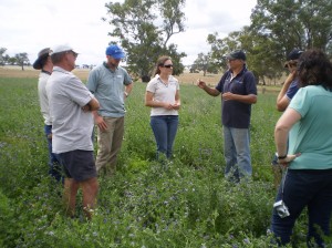 Rod Vearing with the EverGraze project team, February 2011