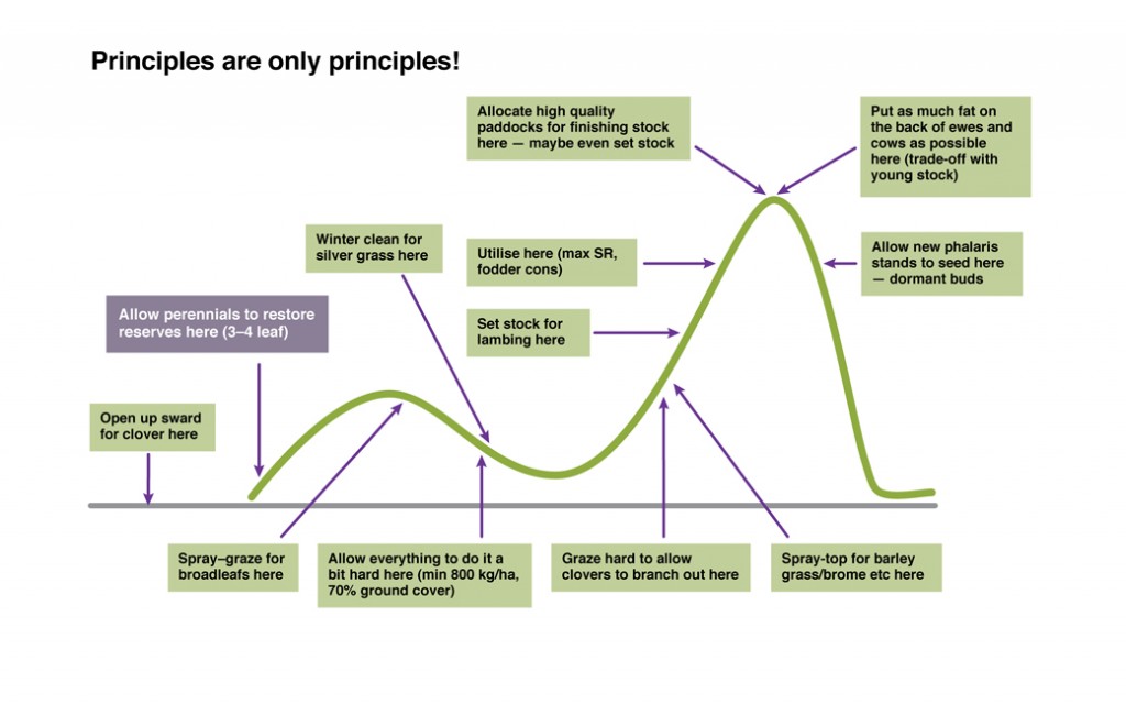 Figure 7. Applying grazing management principles through the seasons