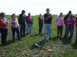 Cam Nicholson discusses the benefits of gypsum for addressing sodicity with the Barwon Prime Lamb Group